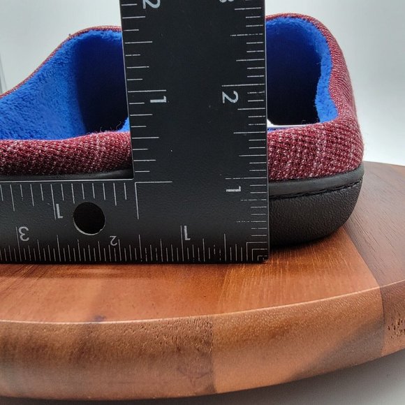 NWT BCTEX Coll Burgundy Cushioned Soft Slip On Cozy Comfy House Slipper - Picture 9 of 13